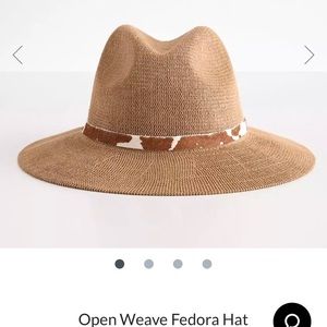 Fedora Hat with cow print